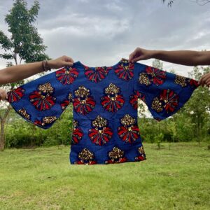 Flared-Sleeve Blouse-image